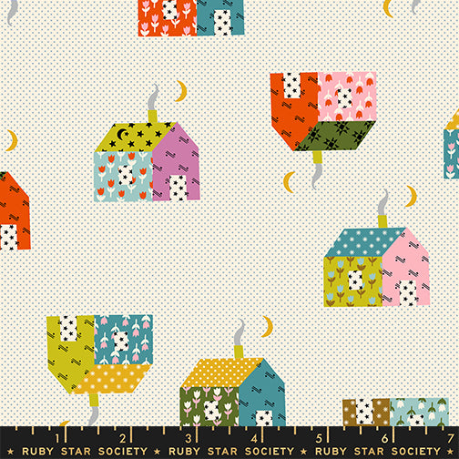 Mystic Fable | Ruby Star Society | Little House - Natural | Alexia Marcelle Abegg | Moda Fabrics