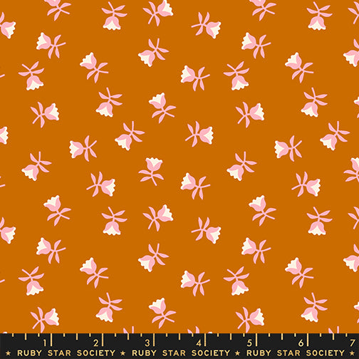 Mystic Fable | Ruby Star Society | Sweetflower - Cinnamon | Alexia Marcelle Abegg | Moda Fabrics