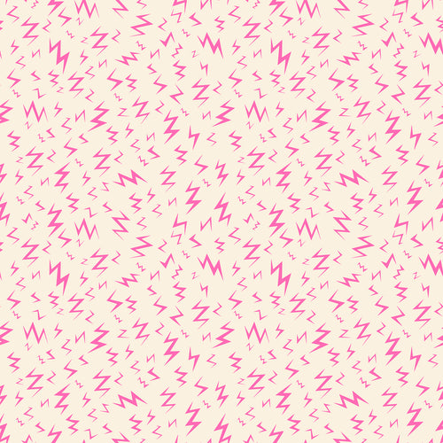 Tiny Frights | Ruby Star Society | Lightning - Neon Pink | Moda Fabrics