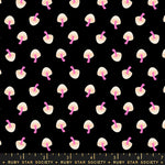 Tiny Frights | Ruby Star Society | The Mushrooms - Black | Moda Fabrics