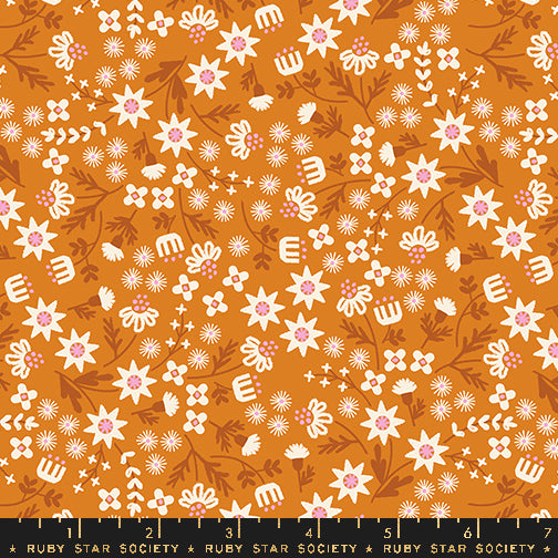 Favorite Flowers | Ruby Star Society | Inflorescence - Turmeric | Moda Fabrics