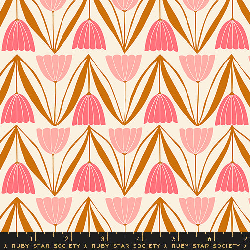 Endpaper | Ruby Star Society | Tulips - Natural | Jen Hewett | Moda Fabrics