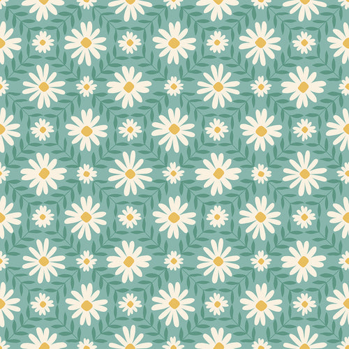 Endpaper | Ruby Star Society | Floral Endpaper - Water | Jen Hewett | Moda Fabrics