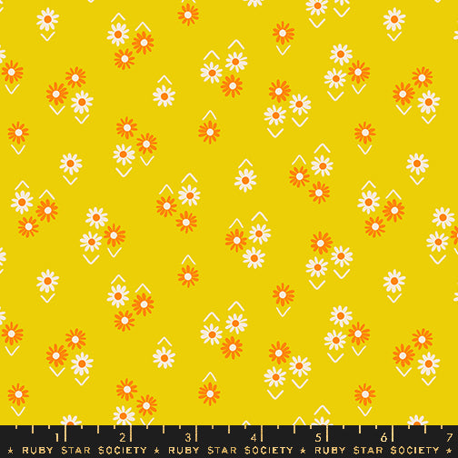 Juicy | Ruby Star Society | Baby Flowers - Golden Hour | Melody Miller | Moda Fabrics