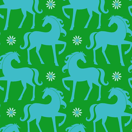 Carousel | Ruby Star Society | Fancy Horse - Verdant | Moda Fabrics