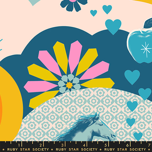 Best Day Ever | Ruby Star Society | Best Day Ever - Teal | Moda Fabrics