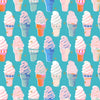 Best Day Ever | Ruby Star Society | Ice Cream - Metallic Dark Turquoise | Moda Fabrics