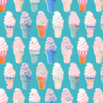 Best Day Ever | Ruby Star Society | Ice Cream - Metallic Dark Turquoise | Moda Fabrics
