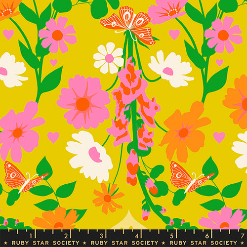 Best Day Ever | Ruby Star Society | Foxgloves - Golden Hour | Moda Fabrics