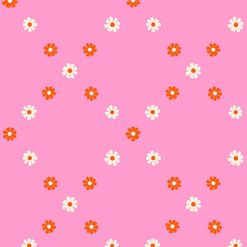 Best Day Ever | Ruby Star Society | Diamond Flowers - Flamingo | Moda Fabrics