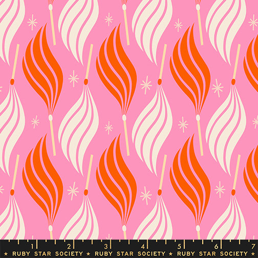 Trinketry | Ruby Star Society | Lit - Flamingo | Moda Fabrics | Melody Miller