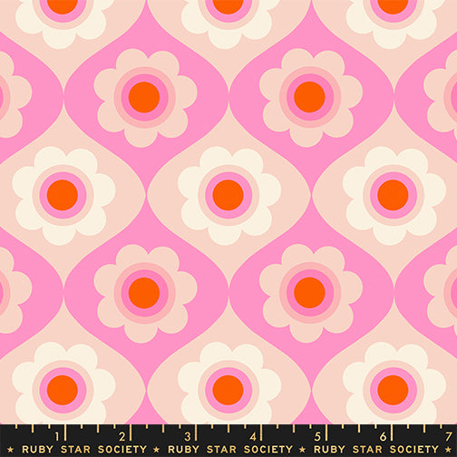 Trinketry | Ruby Star Society | Trinketry Floral - Flamingo | Melody Miller | Moda Fabrics