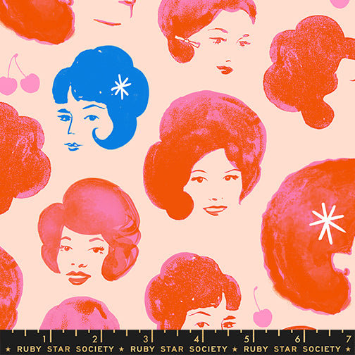 Sparkle Mart | Ruby Star Society | Dottie's Friends - Peach Blossom | Moda Fabrics | Melody Miller