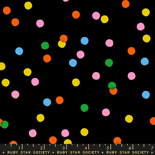 Sparklemart | Ruby Star Society | Spritz - Black | Moda Fabrics