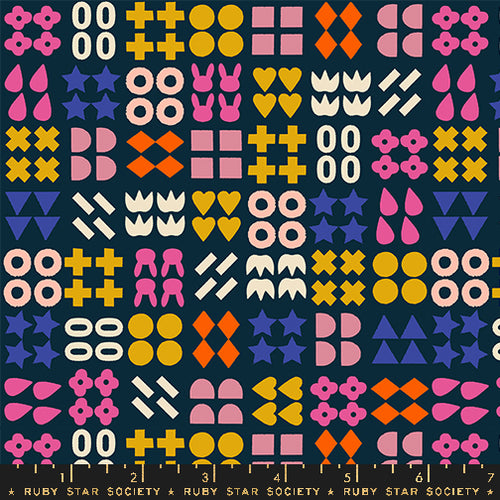 Woodland Park | Ruby Star Society | Shapely Teal Navy | Rashida Coleman Hale