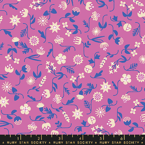 Salutations | Ruby Star Society | Flowery Florals Heliotrope | Rashida Coleman-Hale
