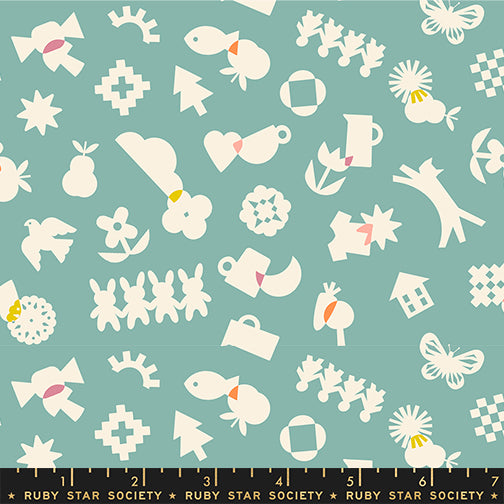 Paper Cuts 2 | Ruby Star Society | All Goods - Water | Rashida Coleman-Hale | Moda Fabrics