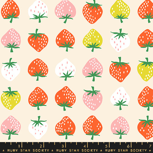 Strawberry | Ruby Star Society | Strawberry - Shell | Moda Fabrics | Kimberly Kight