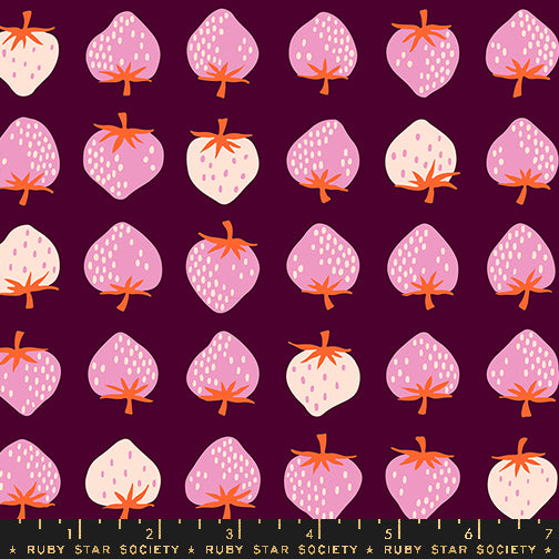 Strawberry | Ruby Star Society | Strawberry - Deep Plum | Kimberly Kight | Moda Fabrics