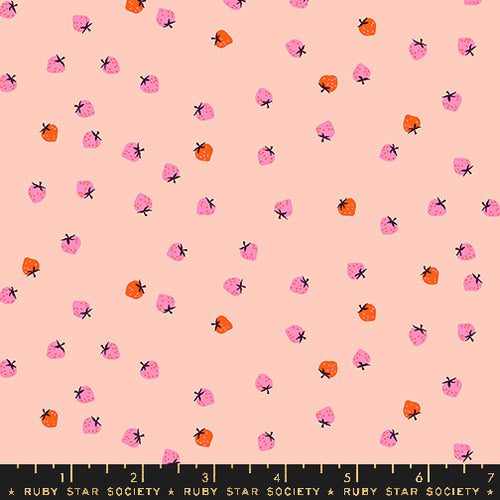 Strawberry | Ruby Star Society | Mini Berry - Pale Peach | Kimberly Kight | Moda Fabrics