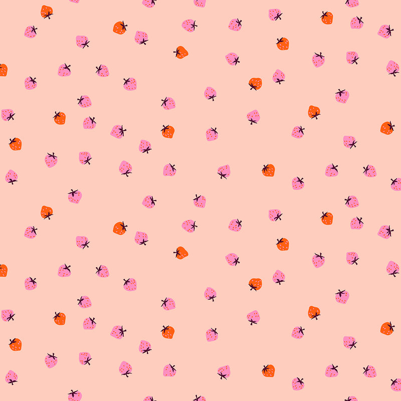 Strawberry | Ruby Star Society | Mini Berry - Pale Peach | Kimberly Kight | Moda Fabrics