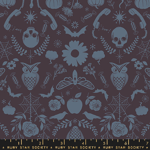 Good Spirits | Ruby Star Society | Creepy Damask - Caviar