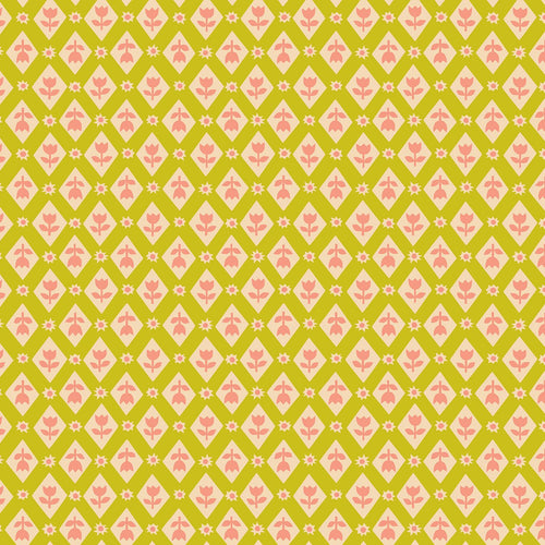 Favorite Flowers | Ruby Star Society | Lattice - Pistachio | Moda Fabrics