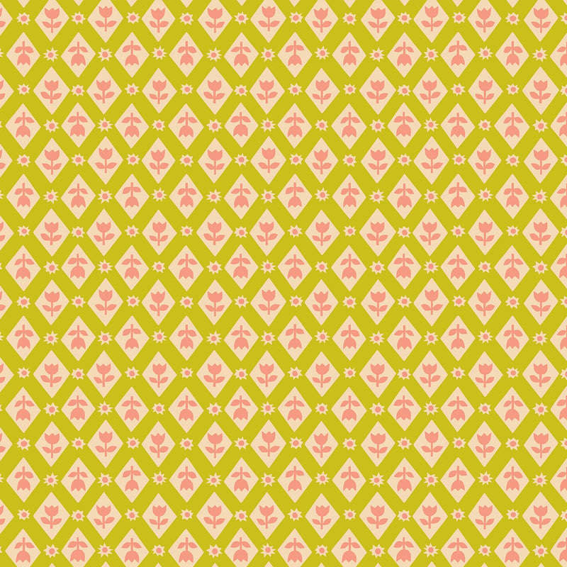 Favorite Flowers | Ruby Star Society | Lattice - Pistachio | Moda Fabrics