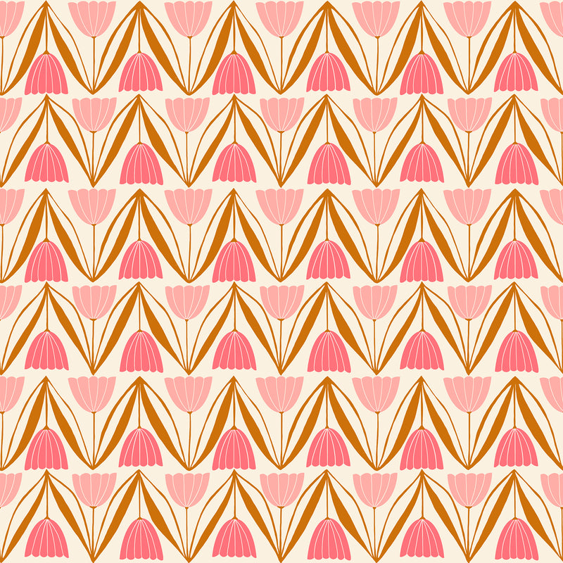 Endpaper | Ruby Star Society | Tulips - Natural | Jen Hewett | Moda Fabrics