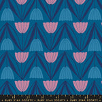 Endpaper | Ruby Star Society | Tulips - Blue Raspberry | Jen Hewett | Moda Fabrics