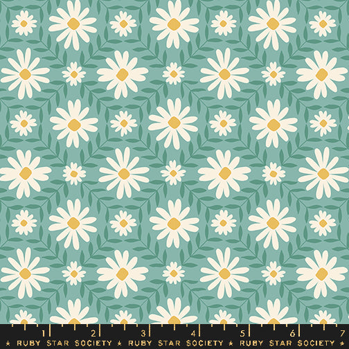 Endpaper | Ruby Star Society | Floral Endpaper - Water | Jen Hewett | Moda Fabrics