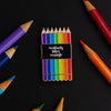 Rainbow Colored Pencils Enamel Pin | The Gray Muse