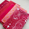 Red | Stash Builder Half Yard Bundle | Little Fabric Shop