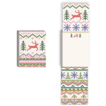 Bright Knit Reindeer Pocket Notepad
