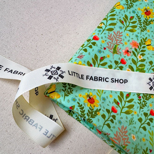Destash - End of Bolt - 1 7/8 Yards - Garden Notes - Mint | Clothworks