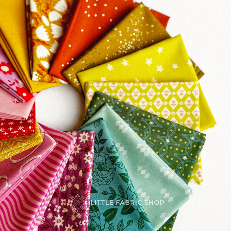 Autumn Ruby Star Society Fat Quarter Bundle | Little Fabric Shop Curated Bundle