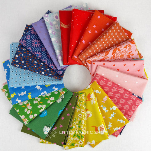 Rainbow Ruby Star Society Fat Quarter Bundle | Little Fabric Shop Curate Bundle