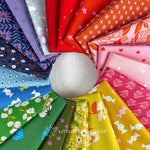 Rainbow Ruby Star Society Fat Quarter Bundle | Little Fabric Shop Curate Bundle
