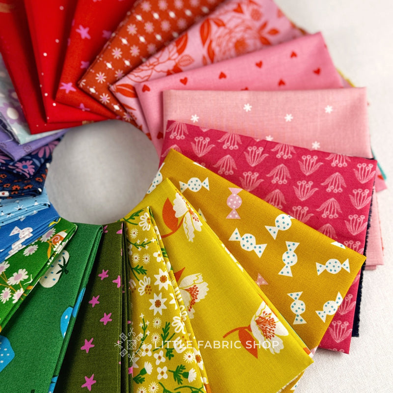 Rainbow Ruby Star Society Fat Quarter Bundle | Little Fabric Shop Curate Bundle