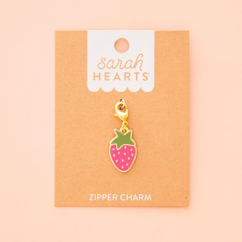 Zipper Pull | Strawberry | Sharah Hearts