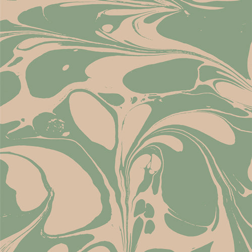 Slow Summer by Suzy Quilts | Marble - Matcha | Art Gallery Fabrics