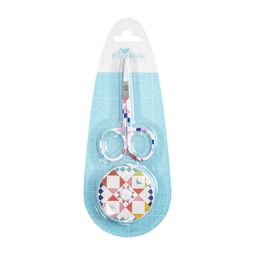 Retractable Tape Measure & Embroidery Scissors Duo | Riley Blake Designs