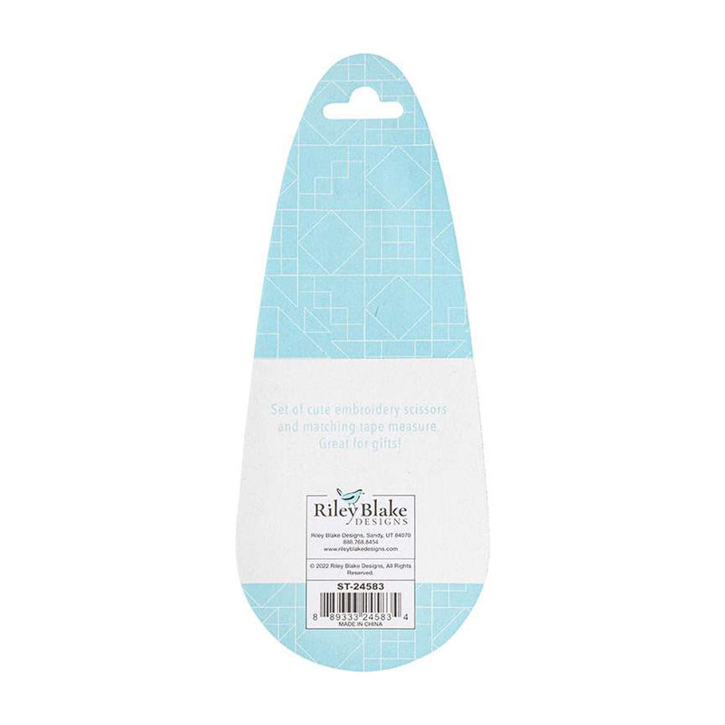 Retractable Tape Measure & Embroidery Scissors Duo | Riley Blake Designs