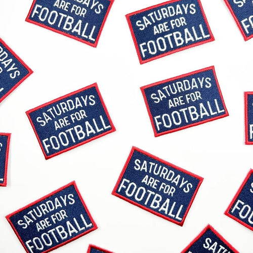 Saturdays Are For Football Embroidered Patch | Field Trip Threads