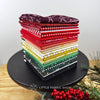 Classic Scrappy Holiday Fat Quarter Bundle | Little Fabric Shop Curated Christmas Fabric Bundle