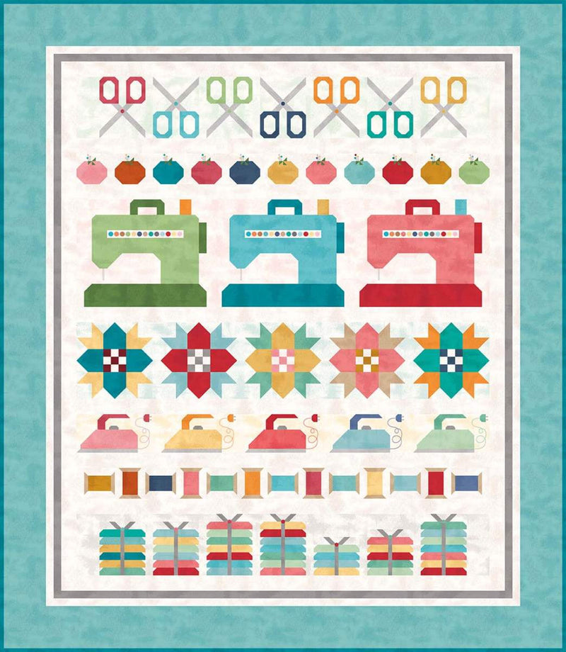 Sew By Row Quilt | Quilt Pattern | Lori Holt | Bee in My Bonnet