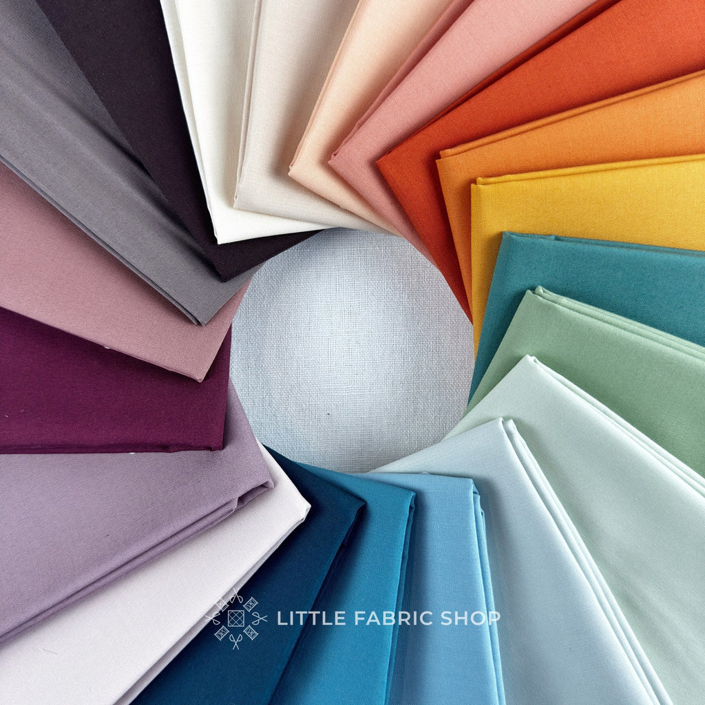 Signature Pure Solids by Suzy Quilts | Fat Quarter Bundle | Art Gallery Fabrics 