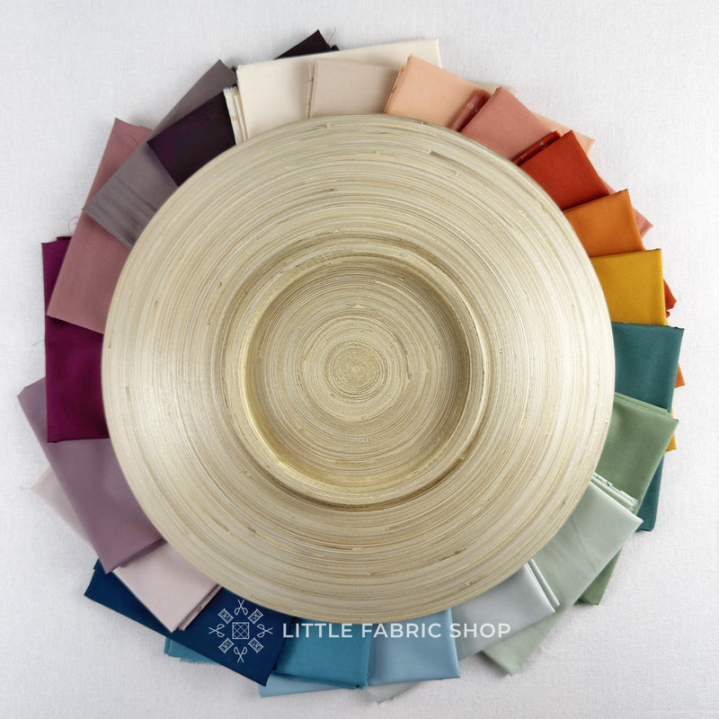 Signature Pure Solids by Suzy Quilts | Fat Quarter Bundle | Art Gallery Fabrics