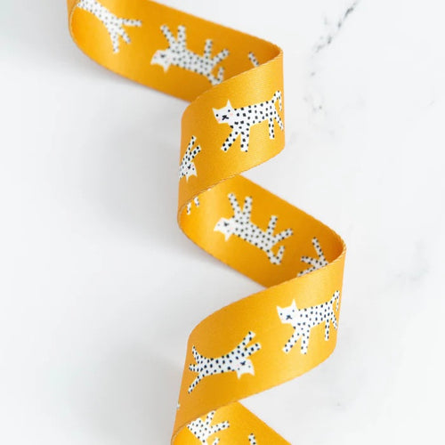 1 1/2" Webbing | Ruby Star Society | Snow Leopards | Rashida Coleman-Hale