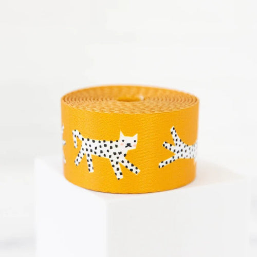 1 1/2" Webbing | Ruby Star Society | Snow Leopards | Rashida Coleman-Hale